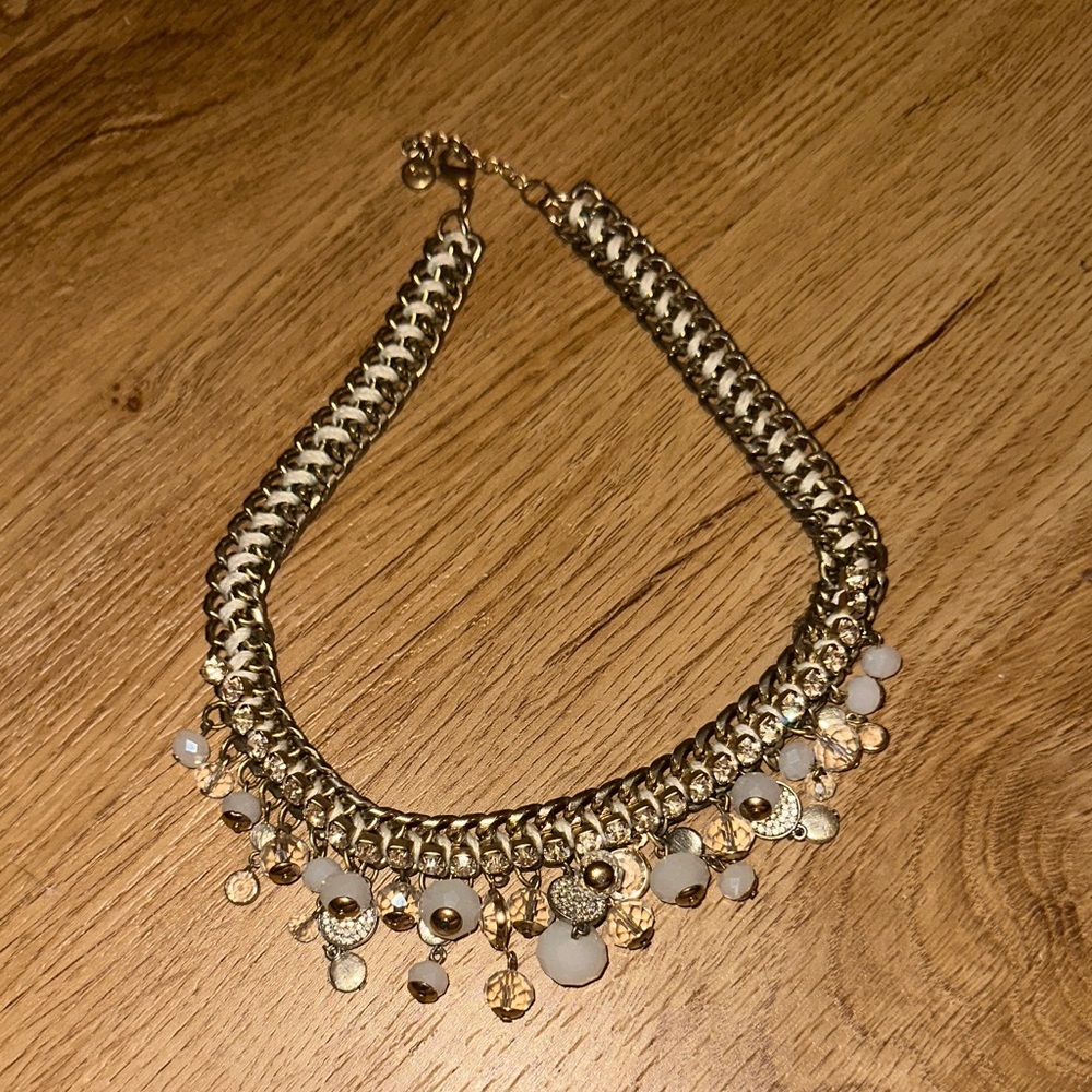 LOFT Gold and Silver Charm Necklace